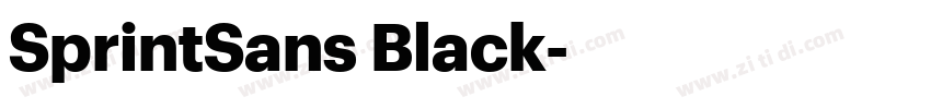SprintSans Black字体转换 SprintSans Black字体转换